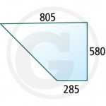   Geam usa dedesubt, dreapta Case I.H. David Brown