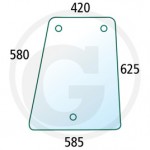  Geam lateral stanga Case I.H. David Brown